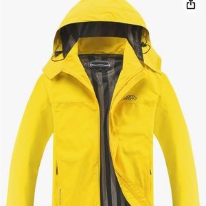 OTU Yellow Rain Jacket Never Worn